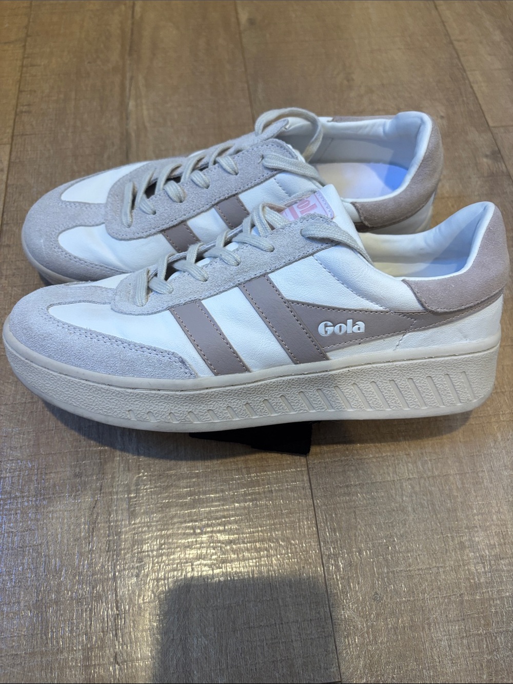 GOLA DROPSHOT platform neutral sneaker very good condition leather